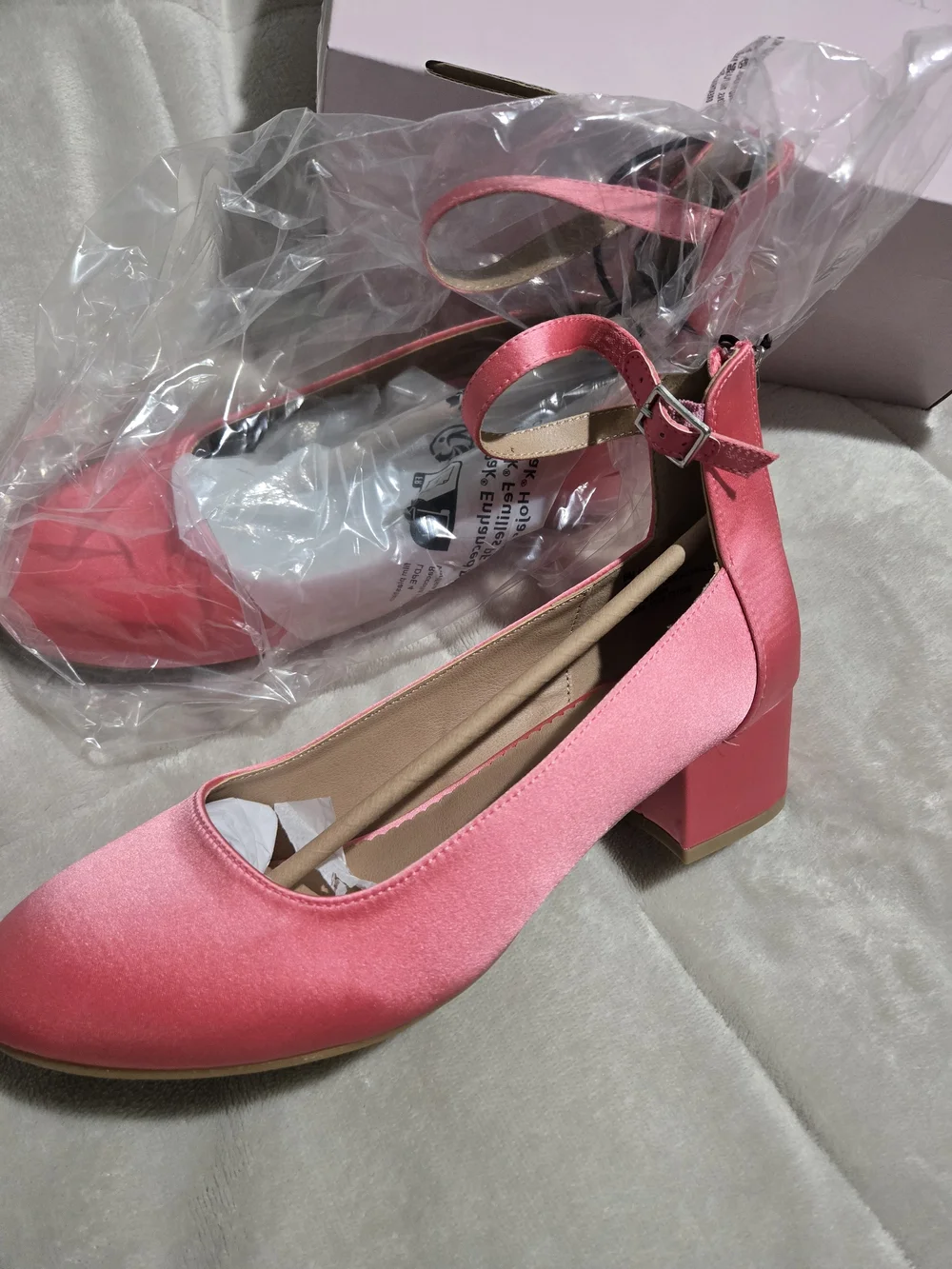 jcpenney Coral Pink Ankle-Strap Dress Heels